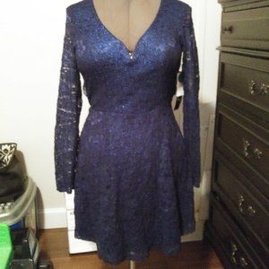 TRIXXI Sexy Cocktail Dress Sweetheart Neckline  Lace Body